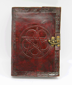 Pentagram Leather Embossed Journal